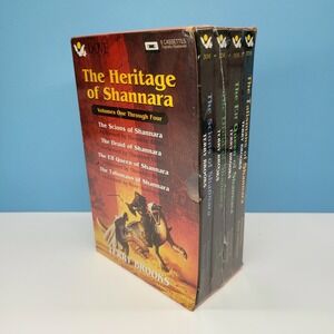 The Heritage of Shannara Vol 1-4 Terry Brooks Cassette Tapes‎ New! Book On Tape